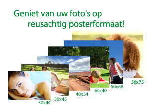 Geniet van je foto’s op reusachtig posterformaat
